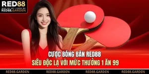 Cược Bóng Bàn Red88 Siêu Độc Lạ Với Mức Thưởng 1 Ăn 99