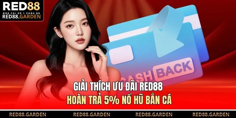 Giải thích ưu đãi Red88 hoàn trả 5% nổ hũ bắn cá