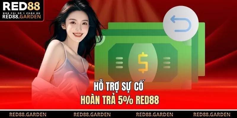 Hỗ trợ sự cố hoàn trả 5% Red88