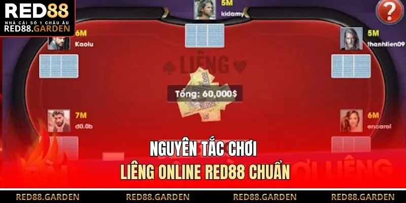 Nguyên tắc chơi Liêng online Red88 chuẩn